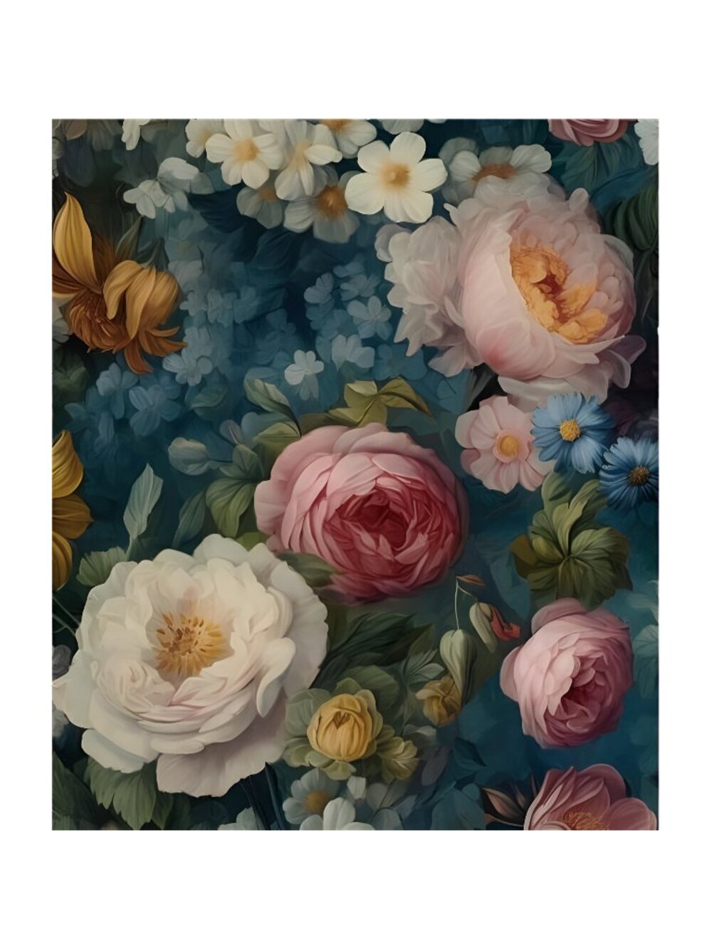 Floral Peel and Stick Wallpaper Colorful Wallpaper Peony Floral Self Adhesive